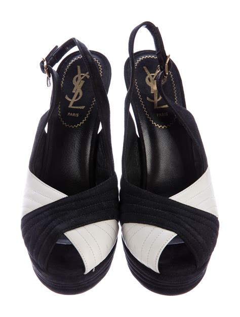 yves saint laurent sling back|yves laurent shoes.